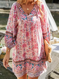 Kristen Chic Half Sleeve Floral Dress Boutique Collection