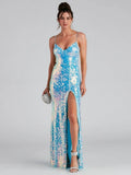 Liber Summer Women's Sequins Photography Travel Maxi Dresses