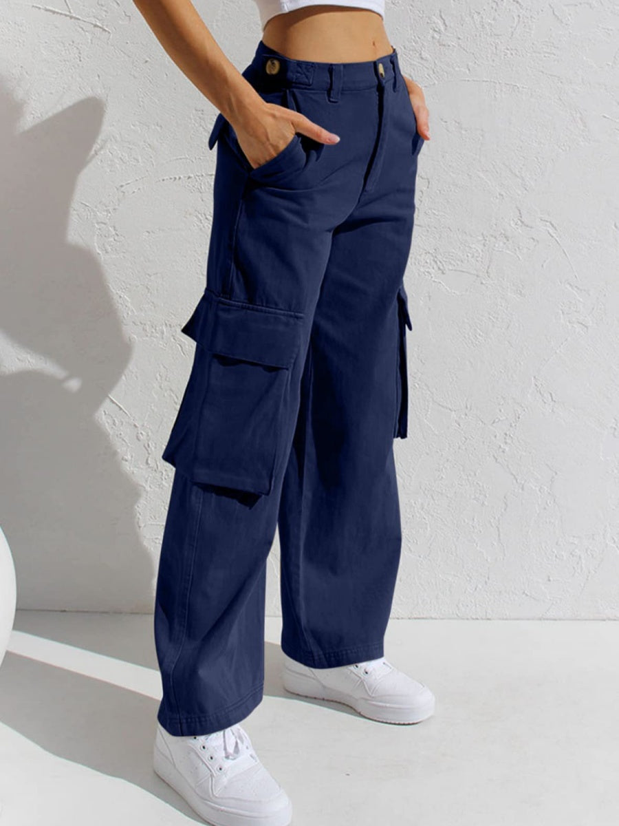 Straight-leg Denim Jeans