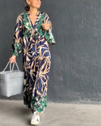 Raquel Timeless Loose Dress with Print Premium Wardrobe Essential
