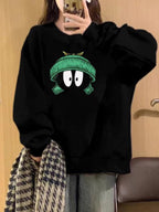 Hip Hop Round Neck Long Sleeves Sweaters