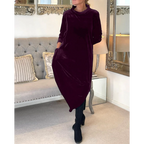 Galatea Chic Dress with Pockets Evening Wear Edit