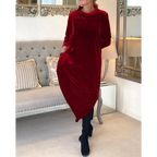 Galatea Chic Dress with Pockets Evening Wear Edit