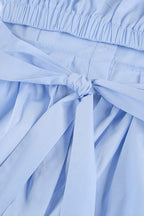 Elegant Cotton Tie Blouse