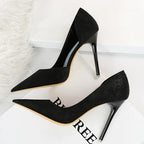 Designer Woman Pumps Pointed Toe High Heels for Parties