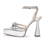 Clear PVC High Heels Women Pumps