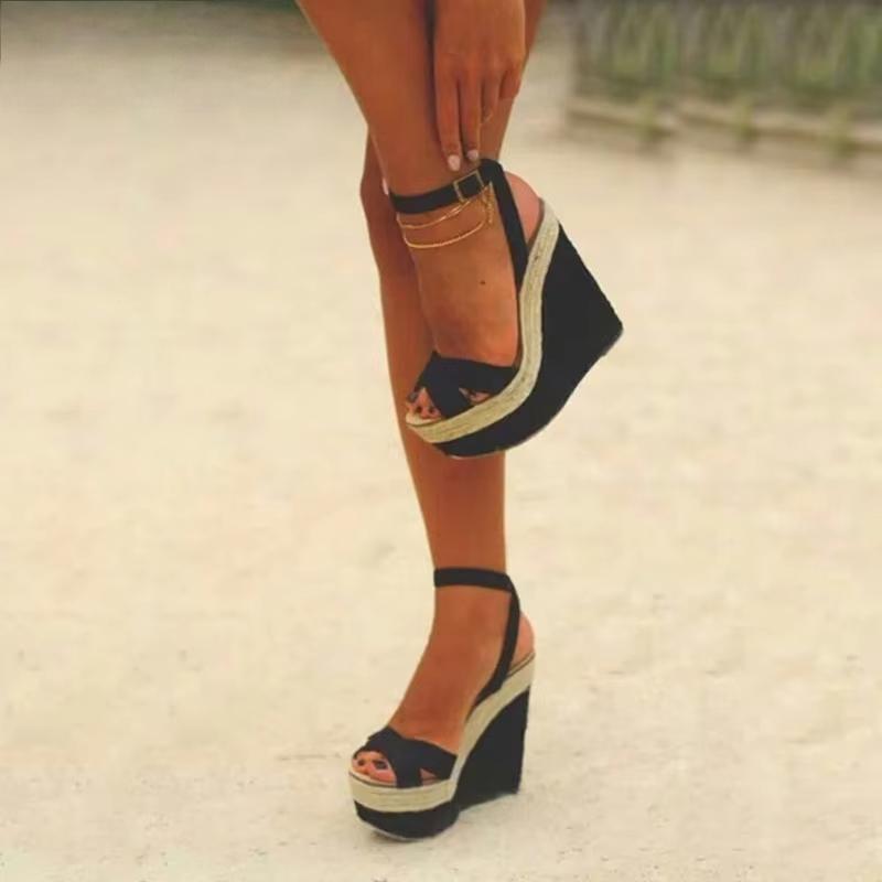 Summer Peep Toe Sandals Women Shoes High Heels 15CM
