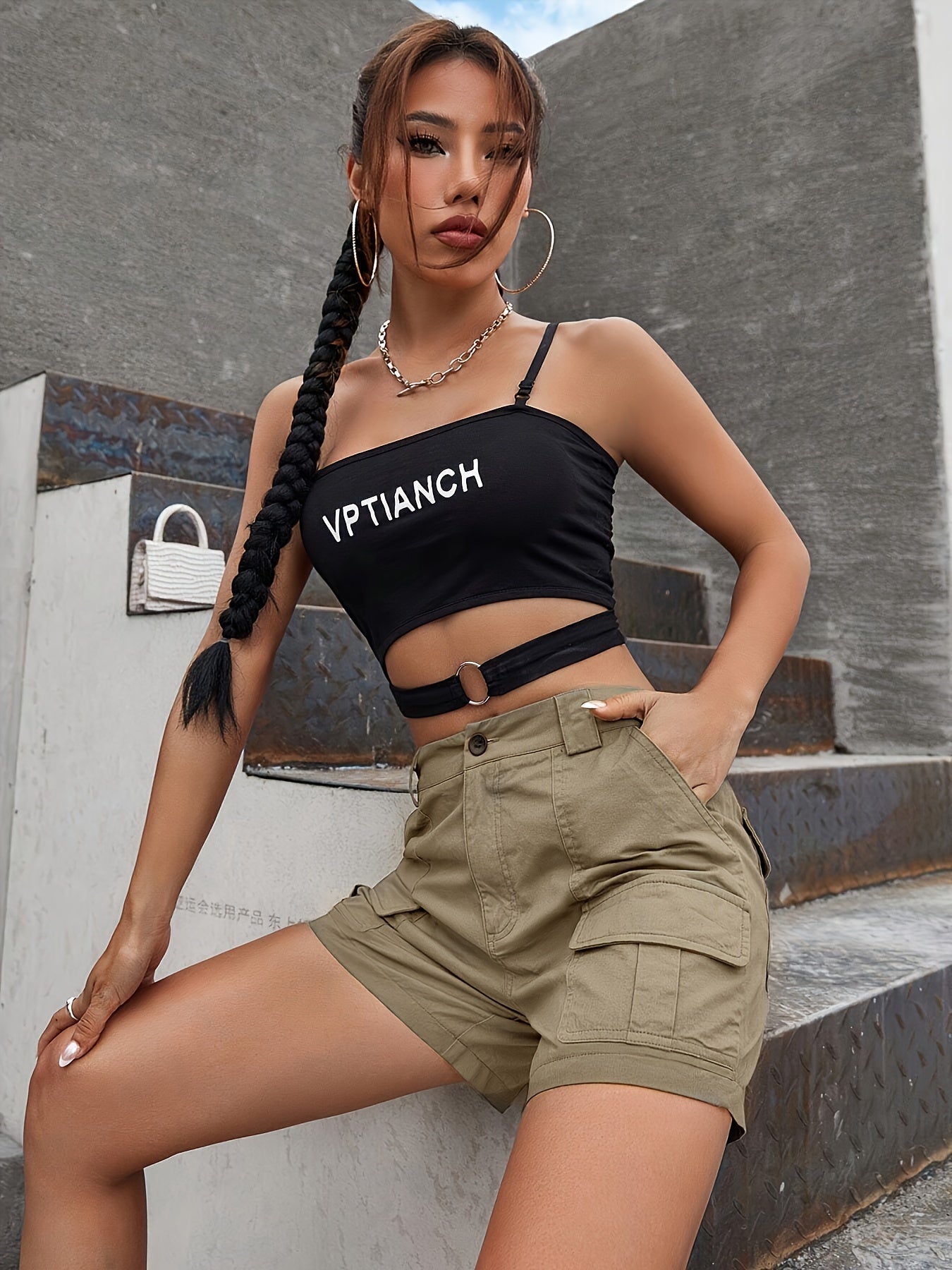 Evelyn | Comfy Cargo Shorts