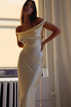 Sexy Bodycon Slip Maxi Silk Dress