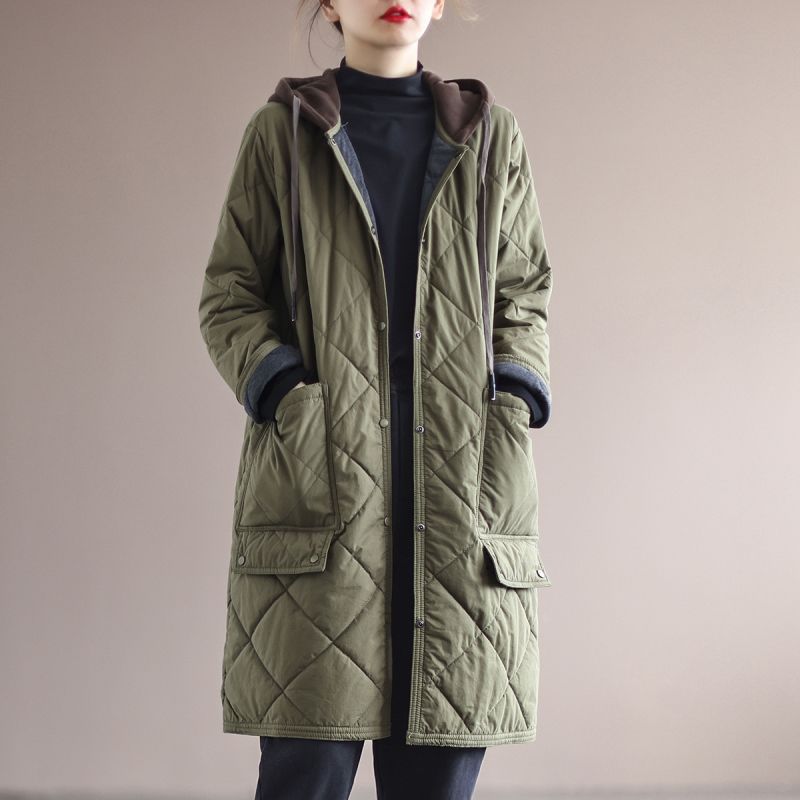 | Long padded coat
