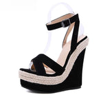 Summer Peep Toe Sandals Women Shoes High Heels 15CM