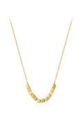 Sugar Cube Necklace in Gold
