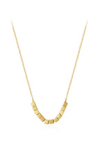 Sugar Cube Necklace in Gold