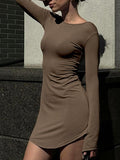 Elegant Slim Fit Super Soft Close To The Body Mini Dresses