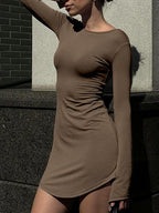 Elegant Slim Fit Super Soft Close To The Body Mini Dresses