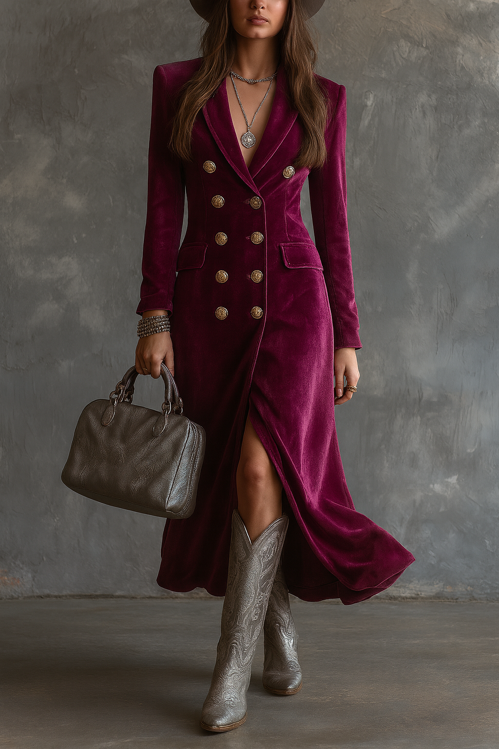 | Velvet Blazer Dress