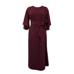 Elegant dress with balloon sleeves