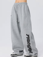 Lettering Loose Sweatpants
