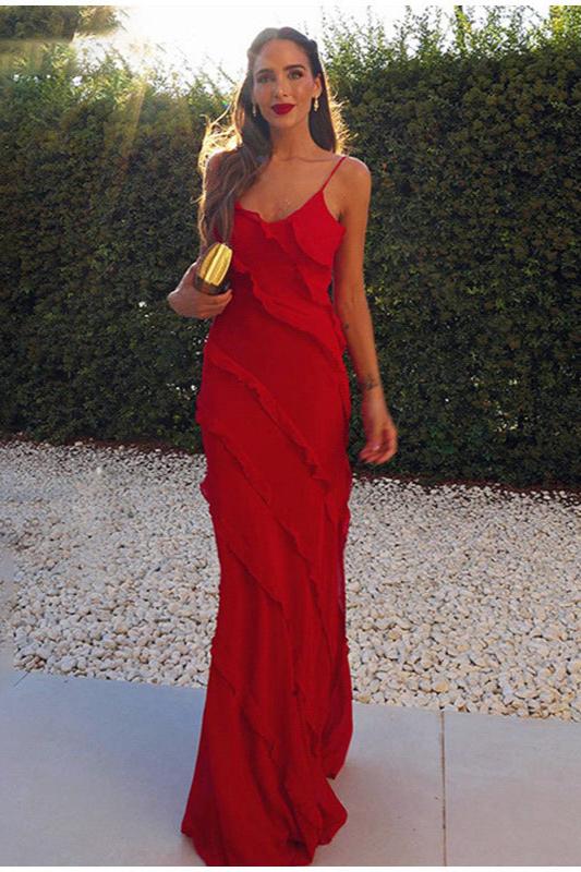 Shelby Exclusive Ruffled Dress Chic Silhouette Collection