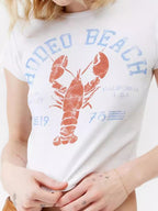 Crab Print Short Sleeve Tee