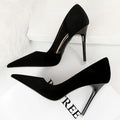 Purple Suede High Heel Pumps for Women - Sexy Party Shoes