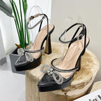 Clear PVC High Heels Women Pumps