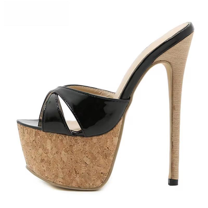 Summer Extreme Platform High Heels Slippers for Women