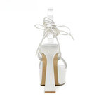Crystal High Heels Sandals for Women