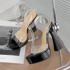 Open Toe Platform High Heels Sandals for Women