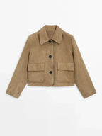 Arletta - Collared Long Sleeves Jacket