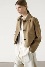 Arletta - Collared Long Sleeves Jacket