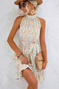 Isabel Boutique Floral Neckline Dress Designer Edit