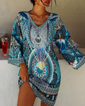 Rocío Aesthetic Long Sleeve Boho Dress Designer Edit
