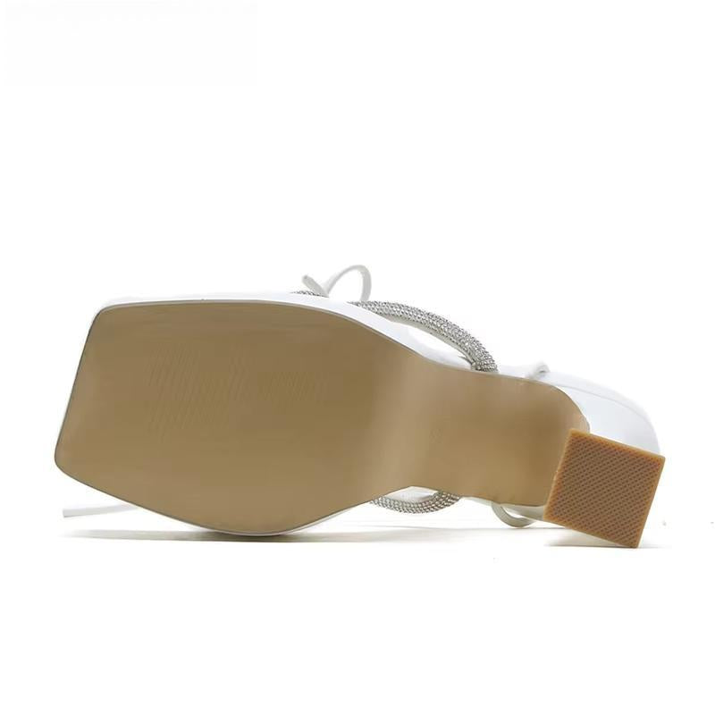 Crystal High Heels Sandals for Women