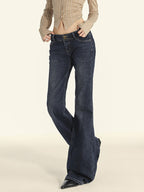 American Vintage Washed Flare Jeans