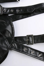 Asymmetrical Punk Crop Jacket