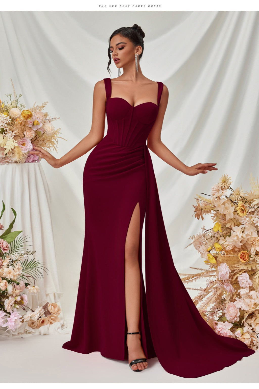 Bodycon Slit Maxi Dress