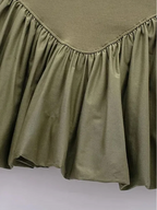 Spaghetti Strap Dropped Waist Pleated Skirt Fit and Flare Mini Dress