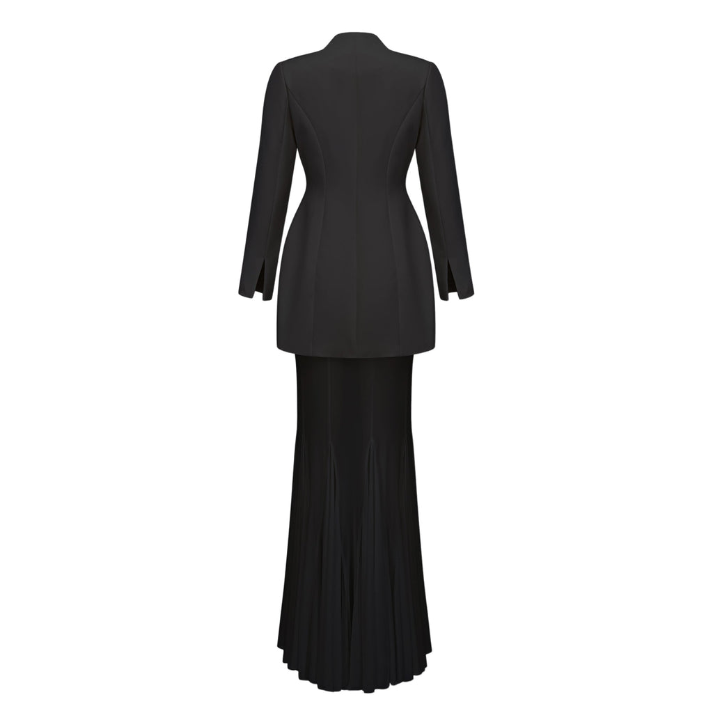 Enora Barrel Design Jacket & Skirt Set
