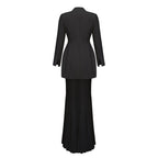 Enora Barrel Design Jacket & Skirt Set