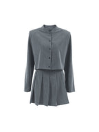 Personalized Stripes Slim Fit Simple Two Piece