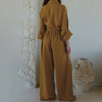 Cotton Casual Shirt And Pants Suit