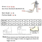 High Heel Pointed Toe Stiletto Sandals with Hollow Strap - Sexy and Elegant
