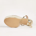 Peep Toe Platform Stiletto Heels Sandals