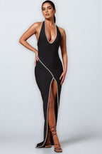 Dorian Embellished Bandage Maxi Dress
