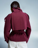 Ceora Cropped Trench
