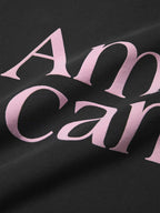 Contrast Color Letter Print Oversized Sweatshirt