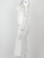 Corset Dress Fringe Pleated Lace-up Back Prom Birthday Party Midi Dresses