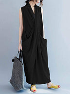 Intertwined Solidity Maxi Dress