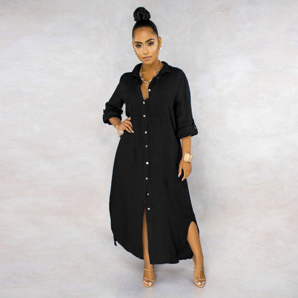 María Aesthetic Elena Overshirt Dress Set Evening Wear Edit